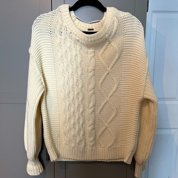Free People Cable Knit Sweater - Picture 1 of 3